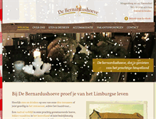 Tablet Screenshot of bernardushoeve.nl